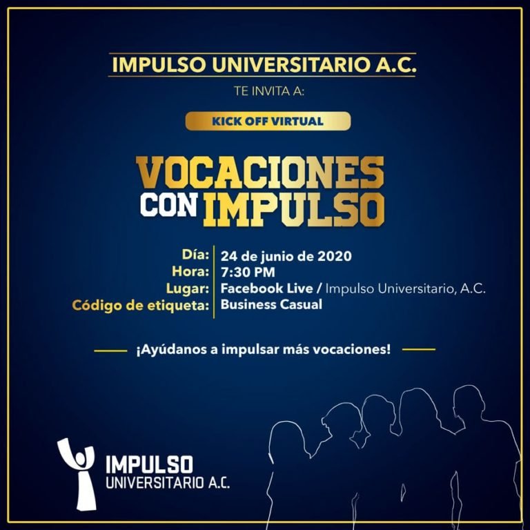 Impulso Universitario A.C. te invita a su evento en vivo “Vocaciones con Impulso”