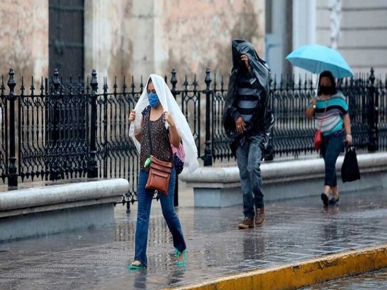 Sistema de baja presión causará lluvias y bajas temperaturas en la Península de Yucatán