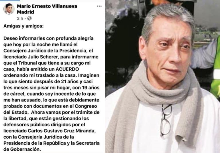 EX GOBERNADOR MARIO VILLANUEVA SEGUIRÁ SU CONDENA EN PRISIÓN DOMICILIARIA