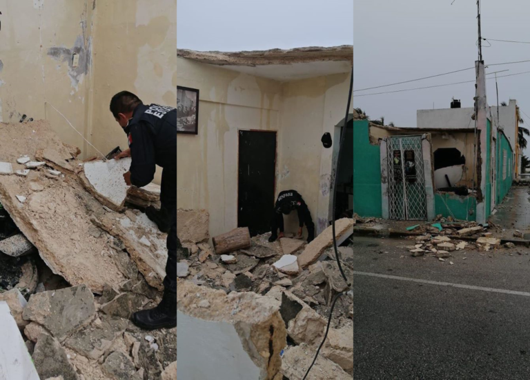 SE DERRUMBA TECHO EN PROGRESO