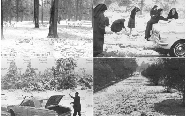Así fue el día que Chapultepec y otras zonas de CdMx se cubrieron de nieve