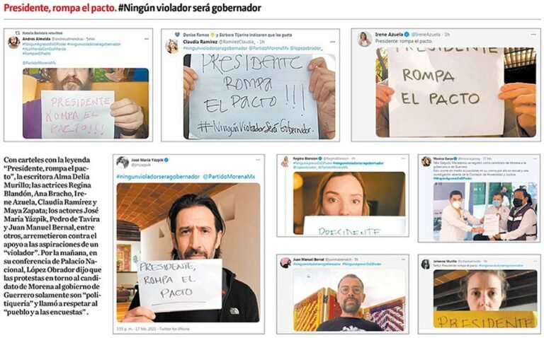 Tunden en redes a Salgado; la gente decidió, dice AMLO