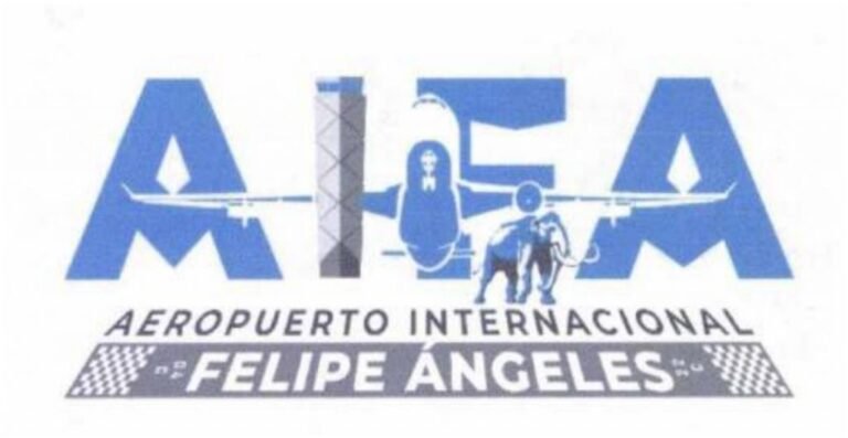 Que representa el Mamut en el logo del aeropuerto de Santa Lucía