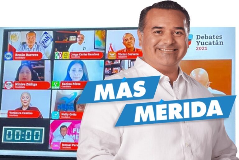 GANA EL DEBATE RENÁN BARRERA DEL PAN, CON PROPUESTAS Y EXPERIENCIAS PARA UNA MEJOR MÉRIDA