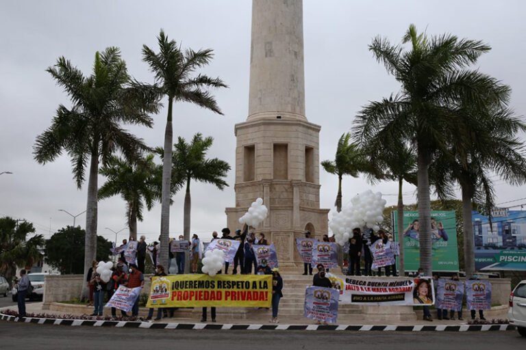 Meridanos protestan contra los abusos de la “mafia agraria”