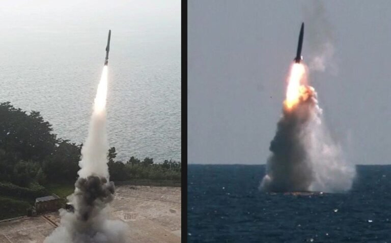 Tensión entre Corea del Norte y Sur: Pionyang dispara dos misiles; Seúl responde con uno desde un submarino