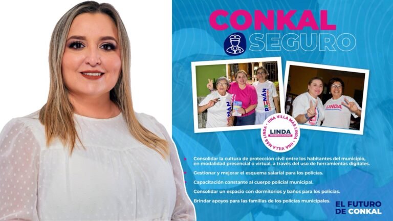 Candidata del PAN en Conkal, Linda Pérez Quijano, prioriza seguridad en su propuesta para la alcaldía