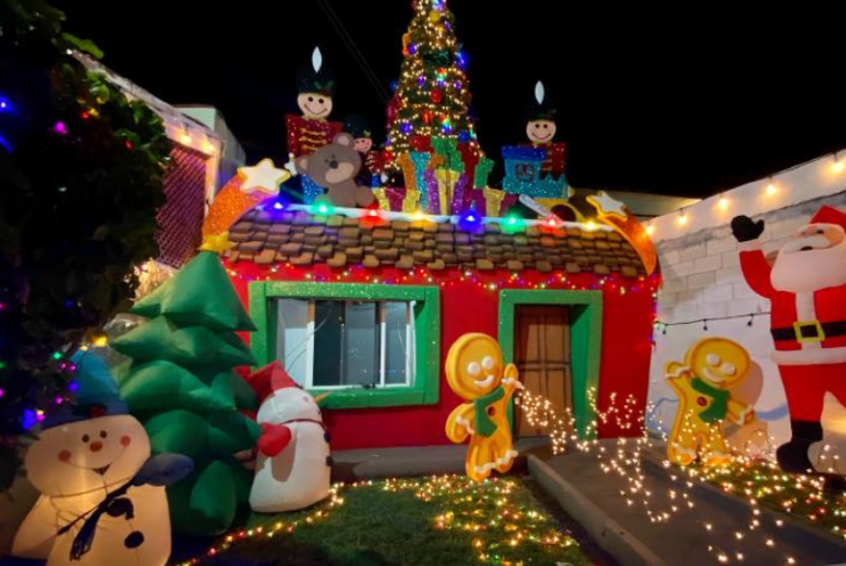 Así luce el taller de Santa en la colonia San Damián en Mérida