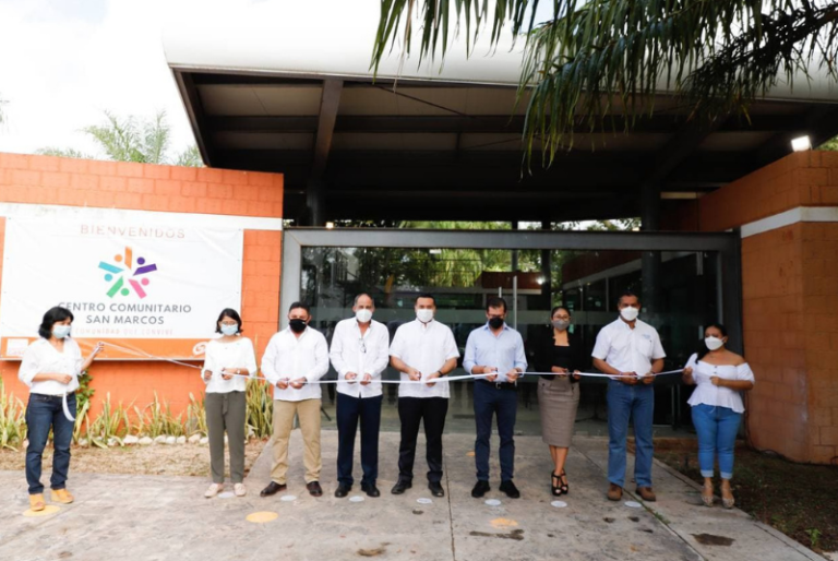 Inauguran Centro Comunitario de San Marcos “ComUNIDAD que ConVIVE”