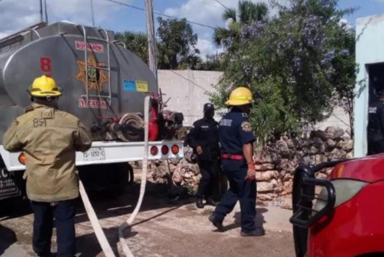 Zapatero incendia su casa en Ticul; intentaba morir calcinado