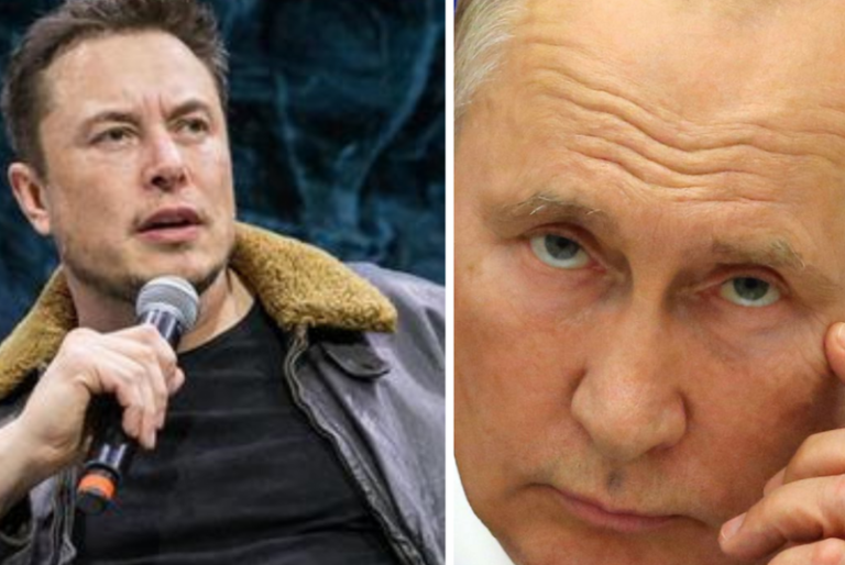 Elon Musk reta a duelo a Vladimir Putin; el premio es Ucrania