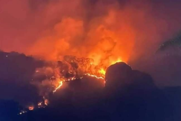 Responsable del incendio en el Tepozteco ‘disfrutaba’ como se desarrollaba