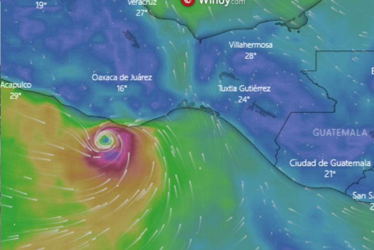 Huracán Agatha: Sigue en vivo su trayectoria por Oaxaca