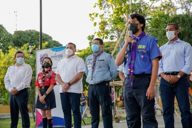 Renán Barrera reconoce la labor de la Asociación Scouts de México de preservar la naturaleza