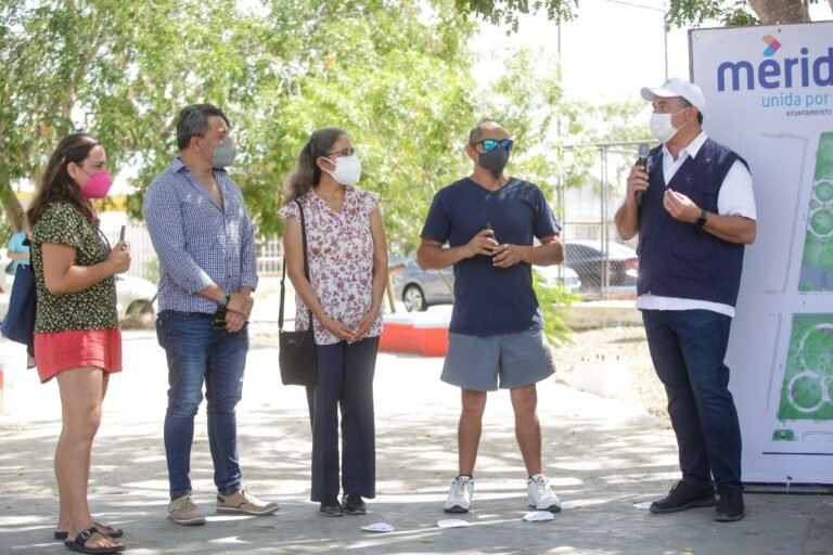 Renán Barrera promueve el mejoramiento de los espacios públicos en Mérida