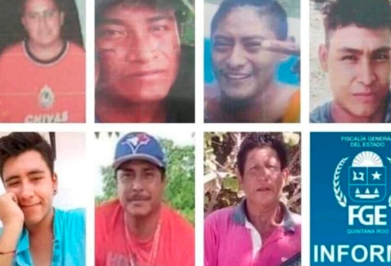 Confirma FGE que los ocho cuerpos  sin vida encontrados en Chikindzonot, pertenecen a hombres privados de su libertad en Xcalak