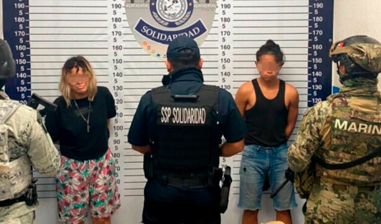 Detienen a dos jóvenes con droga en Playa del Carmen