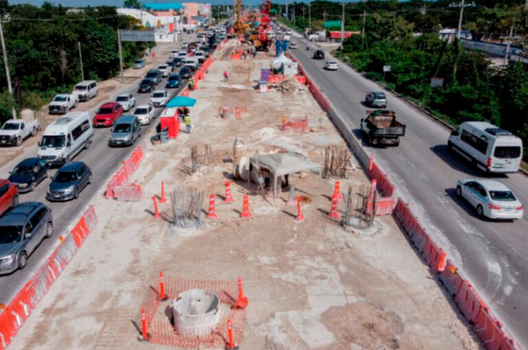 Obras de Fonatur reiniciarán en 15 días en la entrada a Playa del Carmen