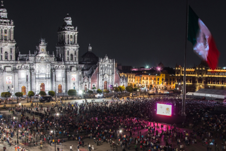 Tradicional Grito de Independencia regresa al Zócalo capitalino, anuncia AMLO