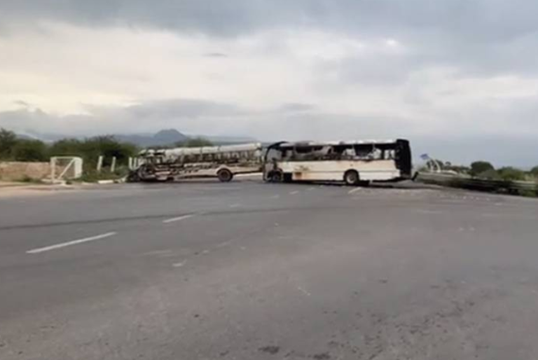 Violencia en Zacatecas: grupos armados bloquean carretera e incendian vehículos en Fresnillo