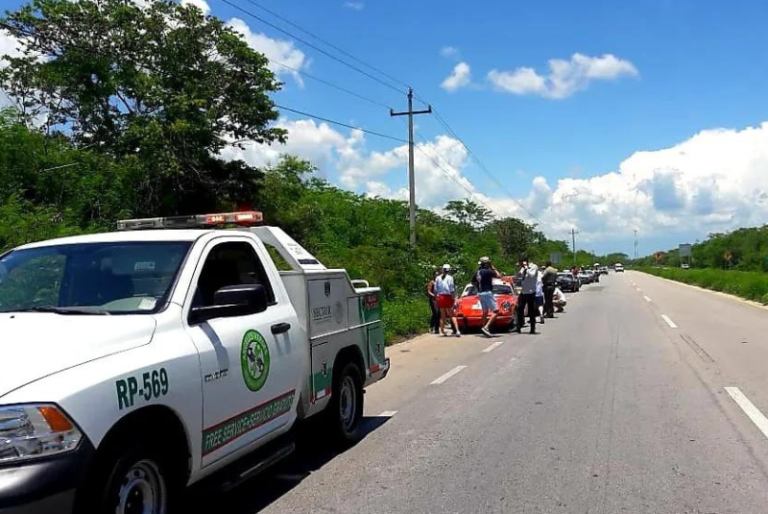 Ángeles Verdes refuerza seguridad de carreteras en temporada de verano en Quintana Roo