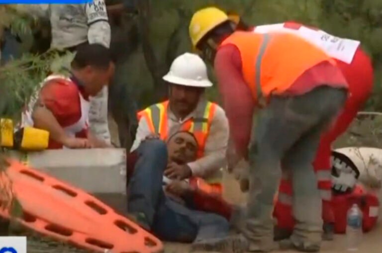 Trabajador resulta herido en rescate de mineros atrapados en Sabinas, Coahuila