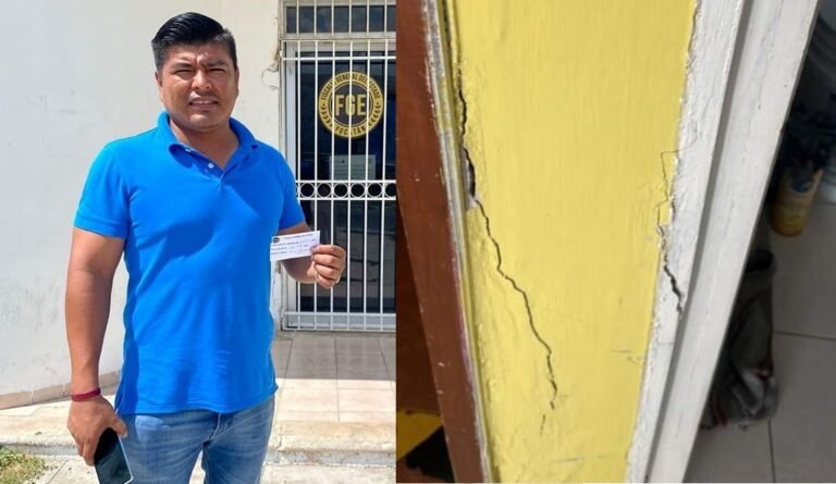 HABITANTES DE FLAMBOYANES PROGRESO BUSCAN FRENAR DETONACIONES DE EMPRESA SITUADA EN LA CARRETERA
