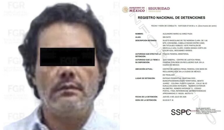 Capturan en Cancún a Mario Álvarez Puga; enfrenta proceso por presunta defraudación fiscal y lavado de dinero