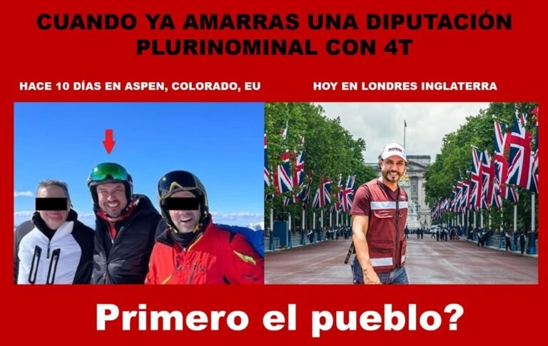 Con su pluri segura, Raúl Paz vacaciona en Londrés