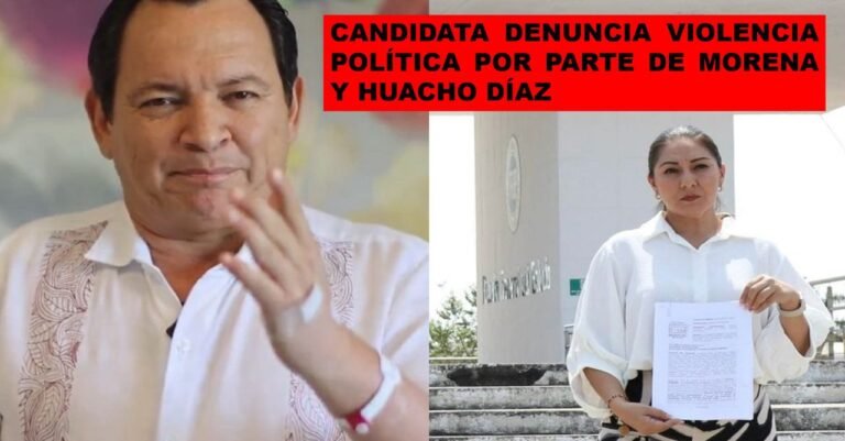 Candidata denuncia violencia política en su contra por parte de Morena