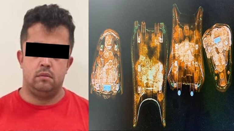 Cae extranjero con cargamento de c0c4ín4 en el AIFA