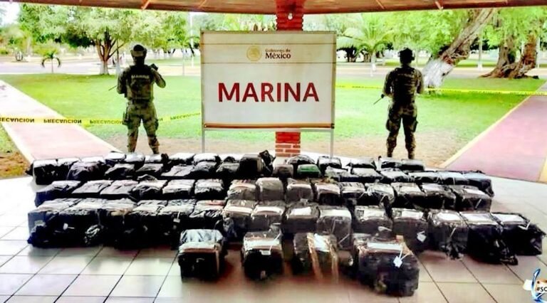 Golpe millonario al narco en Michoacán: Marina incauta más de una tonelada de cocaína