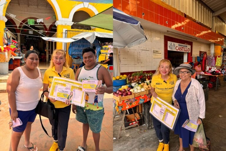 Ingrid Nelly Terán Olguín continúa su recorrido por Yucatán para compartir su visión de justicia laboral