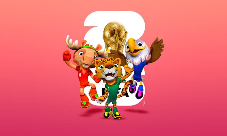 Se presenta el colorido trío de mascotas de la Copa Mundial de la FIFA 26