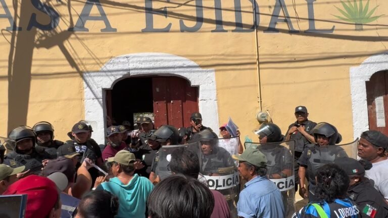 Comunidad de Kinchil frena asamblea ejidal y denuncia intento de despojo de tierras de uso común
