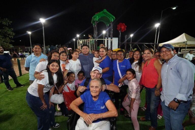 De terreno abandonado a espacio digno: renace el parque del fraccionamiento Vistana en Kanasín.