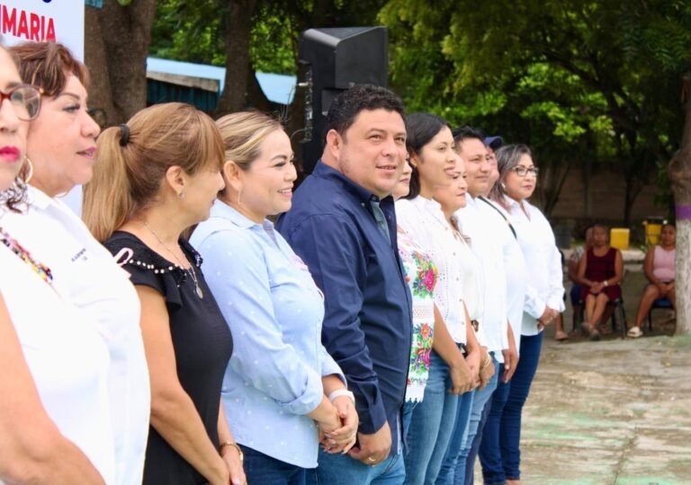 Espacios dignos para la niñez de Kanasín: Inicia la edificación de domos en las primarias “Benito Juárez” y “Luis Donaldo Colosio”
